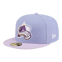 Colorado Avalanche New Era Lavender Bloom 59FIFTY Fitted Hat - Light Purple/Purple | US 203778871