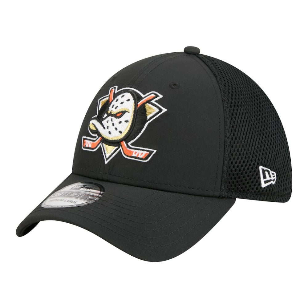 Anaheim Ducks New Era Logo 39THIRTY Flex Hat - Black | US 203785912