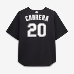 Miguel Cabrera Miami Marlins Mitchell & Ness Big & Tall Cooperstown Mesh Batting Practice Jersey - Black Jerseys