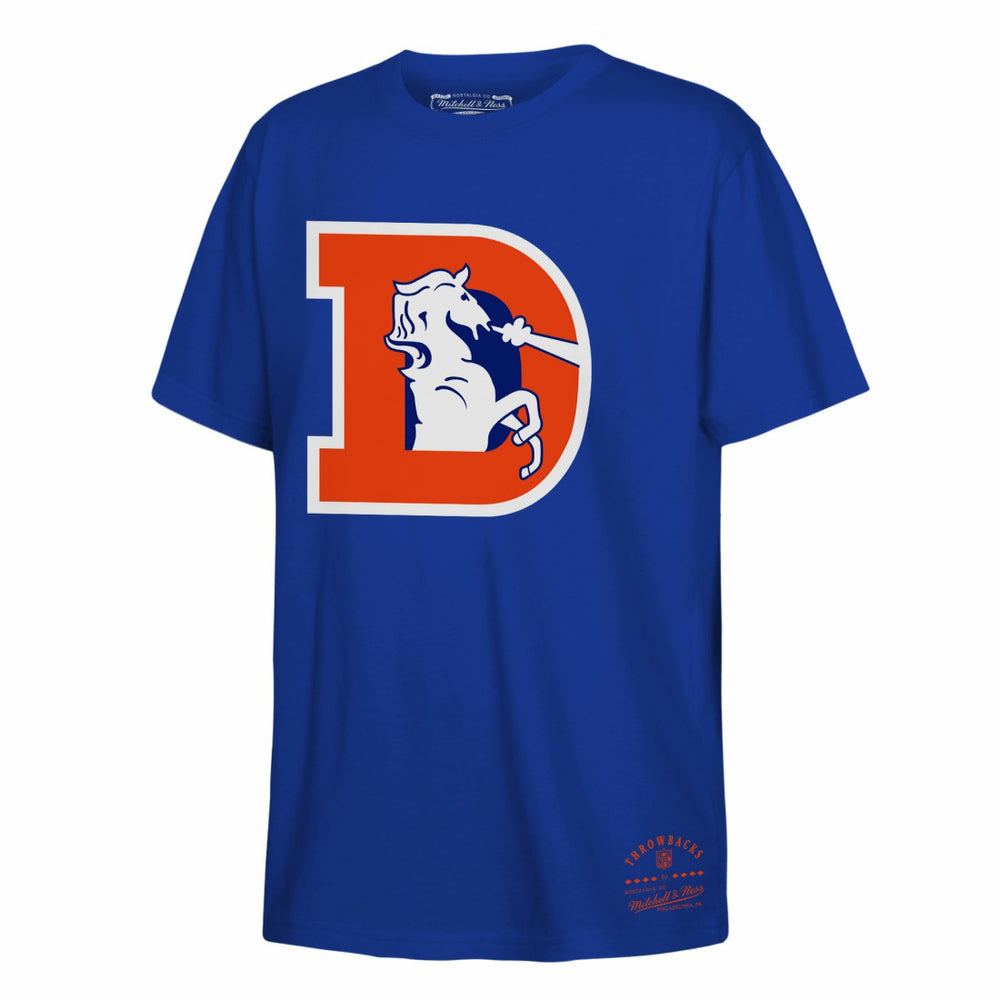 Denver Broncos Youth Retro Logo T-Shirt - Royal T-shirts
