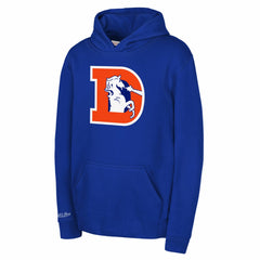 Denver Broncos Youth Retro Logo Hoodie - Royal Hoodies