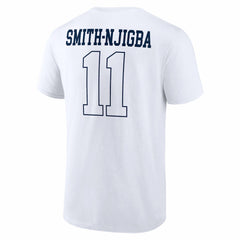 Jaxon Smith-Njigba Seattle Seahawks Tonal Name & Number T-Shirt - White T-shirts