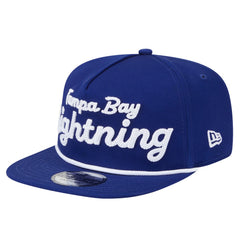Tampa Bay Lightning New Era Team Text Golfer Adjustable Hat - Blue | US 203787572