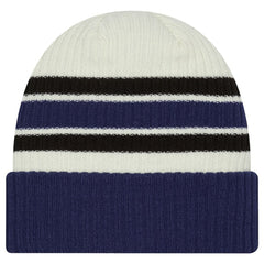 Tampa Bay Lightning New Era Vintage Cuffed Knit Hat - Cream/Blue | US 203787573