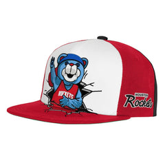 Houston Rockets Youth Mascot Snapback Hat Red - Mitchell & Ness
