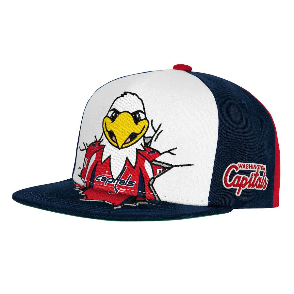Washington Capitals Mitchell & Ness Youth Mascot Snapback Hat - Navy | US 203788034