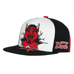 New Jersey Devils Mitchell & Ness Youth Mascot Snapback Hat - Red | US 203788035