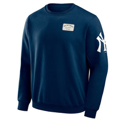 New York Yankees Darius Rucker Collection by Fanatics Washed Crew Neck Pullover Sweatshirt - Navy Pullover