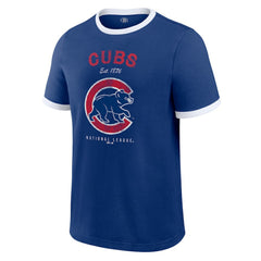 Chicago Cubs Darius Rucker Collection by Fanatics Washed Ringer T-Shirt - Royal T-shirts