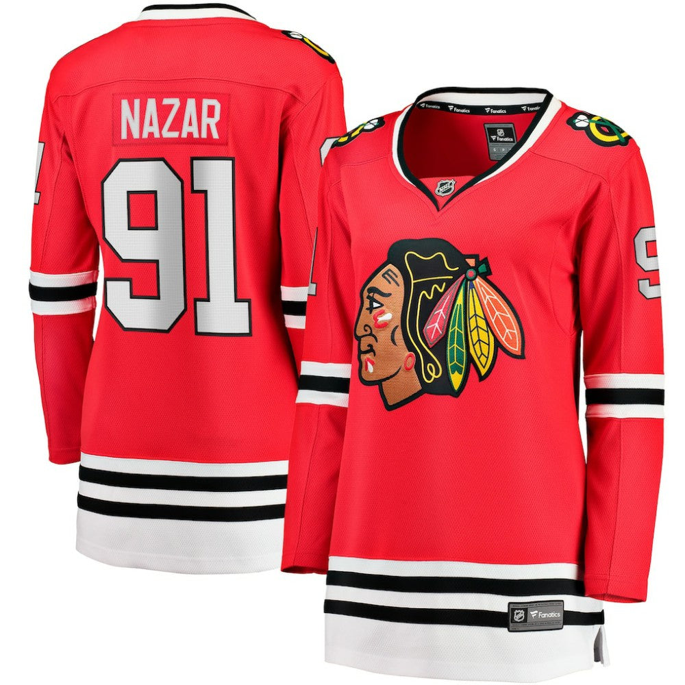 Frank Nazar Chicago Blackhawks Fanatics Women's Home Breakaway Jersey - Red | US 203789041