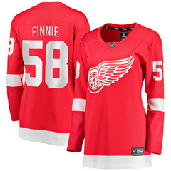 Emmitt Finnie Detroit Red Wings Fanatics Women's Home Breakaway Jersey - Red | US 203789056