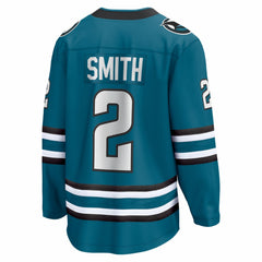 Will Smith San Jose Sharks Fanatics Home Breakaway Jersey - Teal | US 203789065