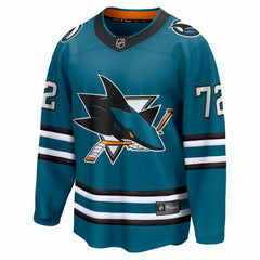 William Eklund San Jose Sharks Fanatics Home Breakaway Jersey - Teal | US 203789069