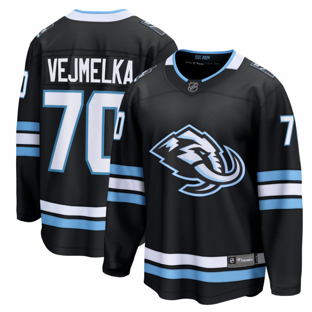 Karel Vejmelka Utah Mammoth Fanatics Home Breakaway Jersey - Black | US 203789075