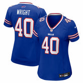 Matthew Wright Buffalo Bills Women's Team Game Jersey - Royal Jerseys