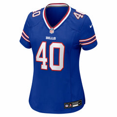 Matthew Wright Buffalo Bills Women's Team Game Jersey - Royal Jerseys
