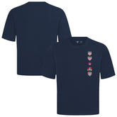 USMNT Levelwear Luxe Signature Knit Timeline T-Shirt Navy