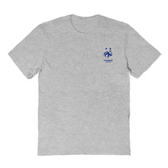 France National Team Vive La Fete Women's Impressions Artwork Fitted T-Shirt Gray