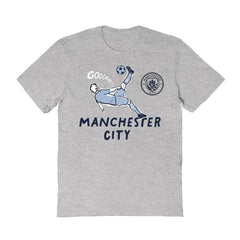 Manchester City Vive La Fete Women's Chilena Style T-Shirt Gray