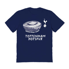 Tottenham Hotspur Vive La Fete Women's Stadium Style T-Shirt Navy