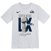 Seattle Seahawks Preschool Super Bowl LX Champions Heavy Chill T-Shirt - White T-shirts