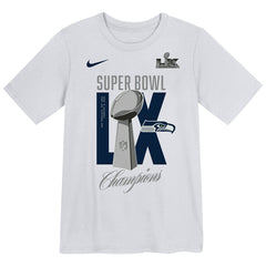 Seattle Seahawks Preschool Super Bowl LX Champions Heavy Chill T-Shirt - White T-shirts