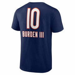 Luther Burden III Chicago Bears Team Wordmark T-Shirt - Navy T-shirts