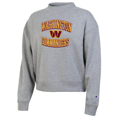 Washington Commanders Champion Women's Triumph Tri-Blend Sweatshirt - Gray Sweatshirts