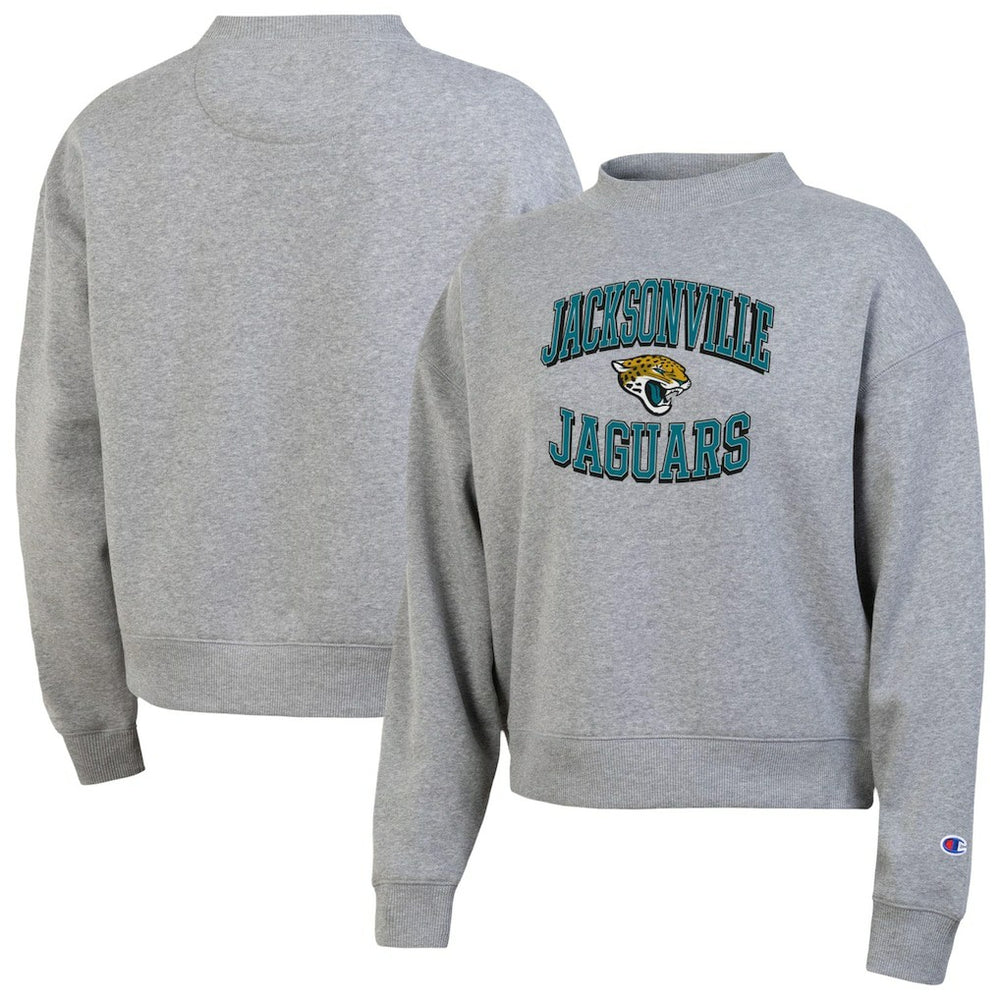 Jacksonville Jaguars Champion Women's Triumph Tri-Blend Sweatshirt - Gray Sweatshirts