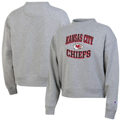 Kansas City Chiefs Champion Women's Triumph Tri-Blend Sweatshirt - Gray Sweatshirts