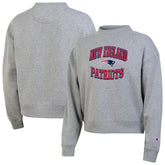 New England Patriots Champion Women's Triumph Tri-Blend Sweatshirt - Gray Sweatshirts
