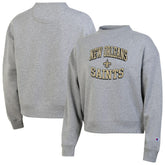New Orleans Saints Champion Women's Triumph Tri-Blend Sweatshirt - Gray Sweatshirts