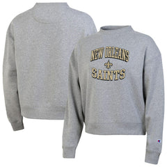New Orleans Saints Champion Women's Triumph Tri-Blend Sweatshirt - Gray Sweatshirts