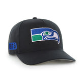 Seattle Seahawks '47 Blackout Date Hitch Adjustable Hat - Black Hats