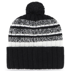 New England Patriots '47 2025 AFC Champions Tavern Cuffed Knit Hat with Pom - Black Hats
