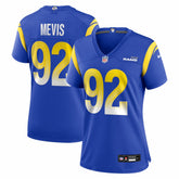 Harrison Mevis Los Angeles Rams Women's Team Game Jersey - Royal Jerseys