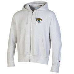 Jacksonville Jaguars Champion Reverse Weave Full-Zip Hoodie - Gray Hoodies