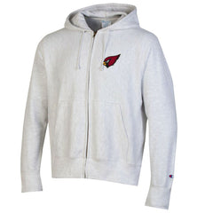 Arizona Cardinals Champion Reverse Weave Full-Zip Hoodie - Gray Hoodies