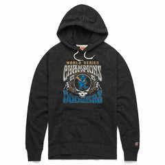 Los Angeles Dodgers Homage 2026 Gold Collection Grateful Dead Hoodie - Charcoal Hoodies