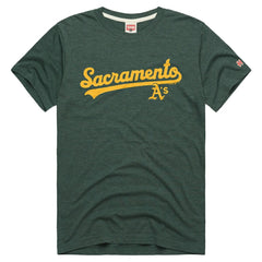 Athletics Homage Tri-Blend Hyperlocal T-Shirt - Green T-shirts