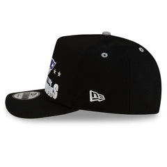New England Patriots New Era 2025 AFC Champions Locker Room Trophy Collection A-Frame 9FIFTY Snapback Hat - Black Hats