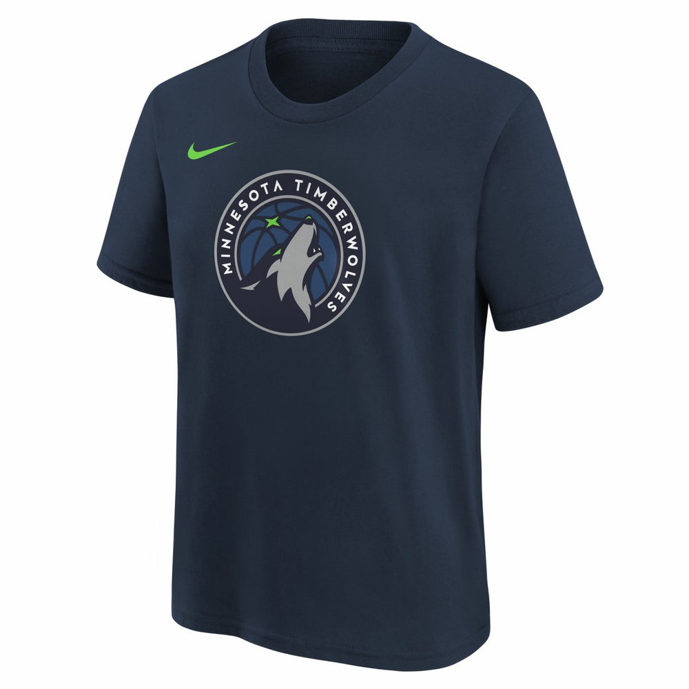 Minnesota Timberwolves Youth Team Essential Logo T-Shirt Navy - Nike outlet