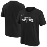 San Antonio Spurs Youth Team Essential Logo T-Shirt Black - Nike