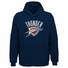 Oklahoma City Thunder Outerstuff Youth Primary Logo Pullover Hoodie Navy outlet