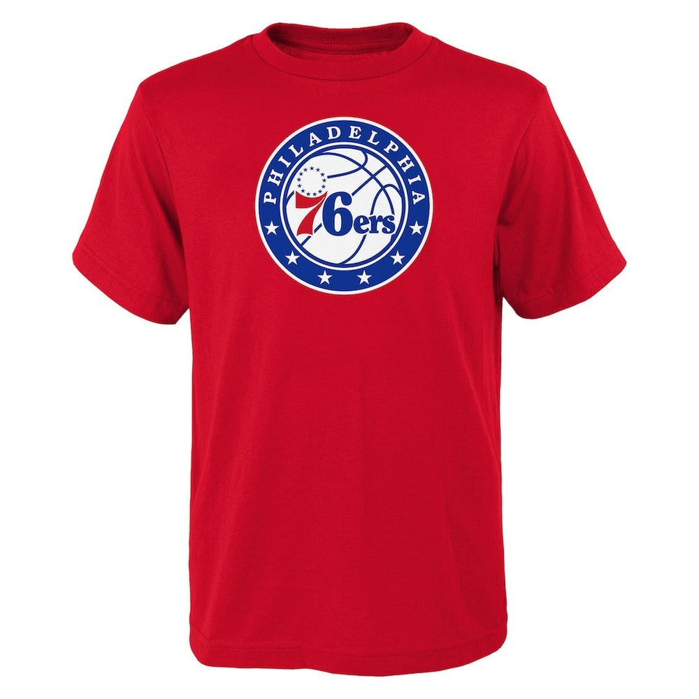 Philadelphia 76ers Outerstuff Youth Primary Logo T-Shirt Red