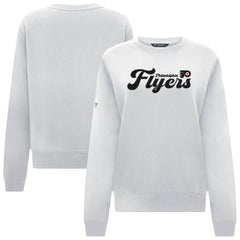 Philadelphia Flyers Levelwear Women's Yvette Big Script Tri-Blend Sweatshirt - White | US 203809127