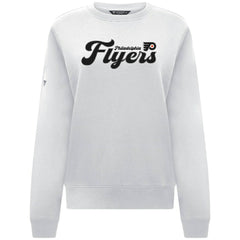 Philadelphia Flyers Levelwear Women's Yvette Big Script Tri-Blend Sweatshirt - White | US 203809127
