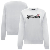 Carolina Hurricanes Levelwear Women's Yvette Big Script Tri-Blend Sweatshirt - White | US 203809148