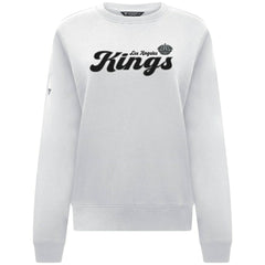 Los Angeles Kings Levelwear Women's Yvette Big Script Tri-Blend Sweatshirt - White | US 203809150