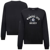 Winnipeg Jets Levelwear Women's Yvette Limelight Big Letter Sweatshirt - Black | US 203809159